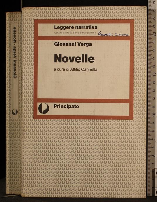 Novelle - Giovanni Verga - copertina