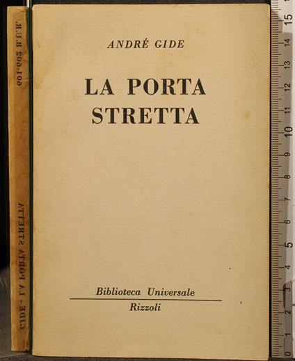 La Porta Stretta - André Gide - copertina