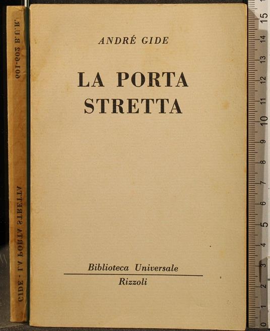 La Porta Stretta - André Gide - copertina