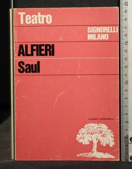 Saul - Vittorio Alfieri - copertina