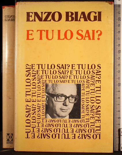 E tu lo sai? - Enzo Biagi - copertina