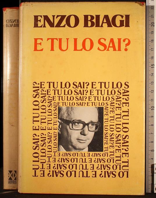 E tu lo sai? - Enzo Biagi - copertina