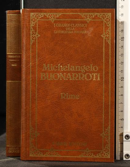 Rime - Michelangelo Buonarroti - copertina