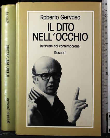 Il dito nell'occhio - Roberto Gervaso - copertina