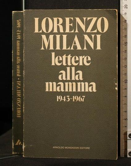 Lettere Alla Mamma 1943-1967 - Lorenzo Milani - copertina