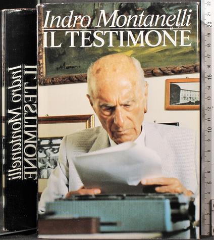 Il testimone - Indro Montanelli - copertina