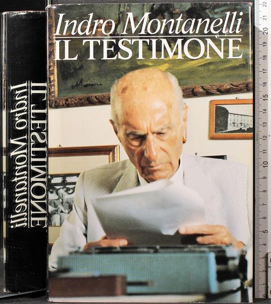 Il testimone - Indro Montanelli - copertina