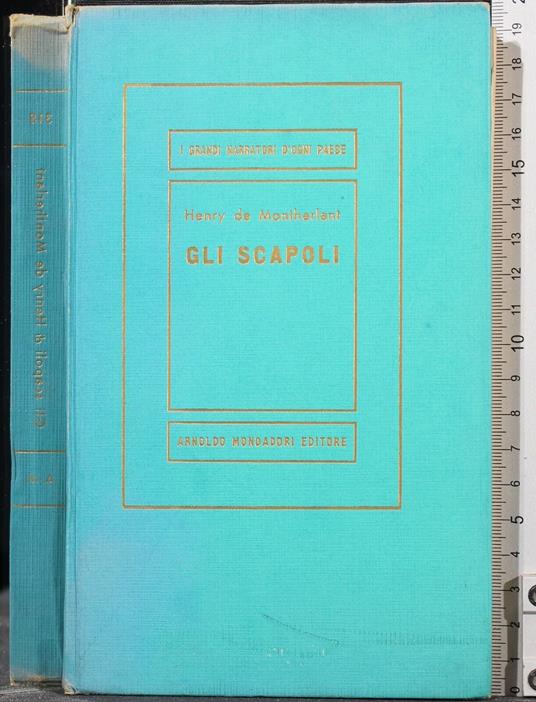 Gli Scapoli - Henry de Montherlant - copertina