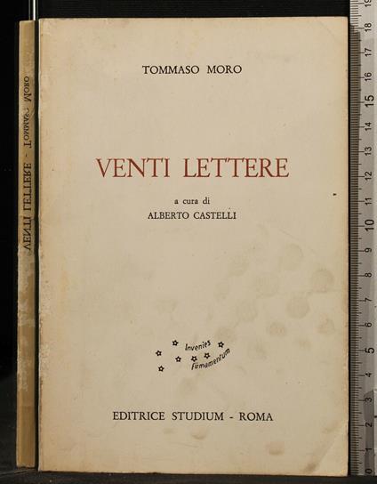Venti - Tommaso Moro - copertina