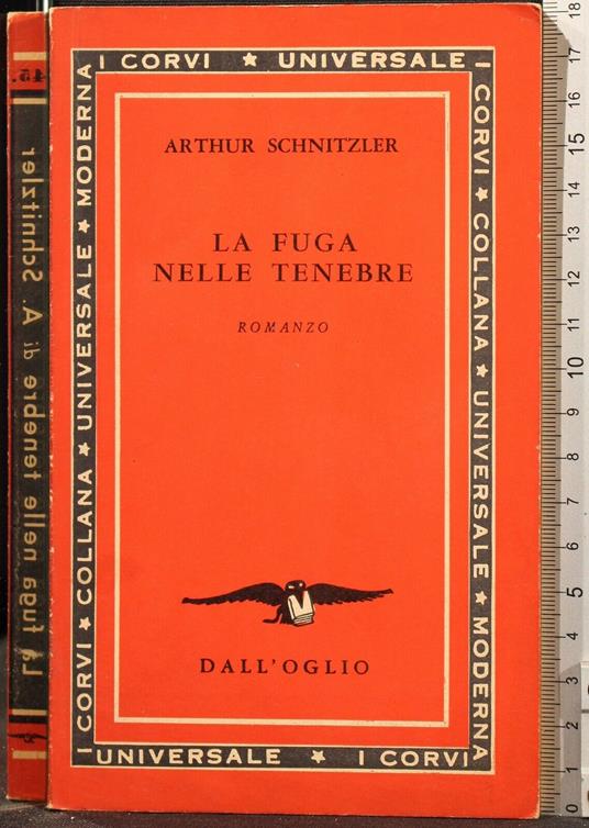 La Fuga Nelle Tenebre - Arthur Schnitzler - copertina