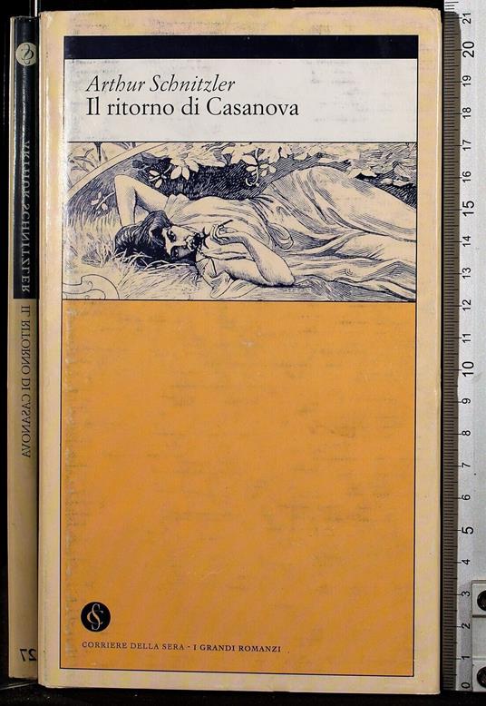 Il ritorno di Casanova - Arthur Schnitzler - copertina