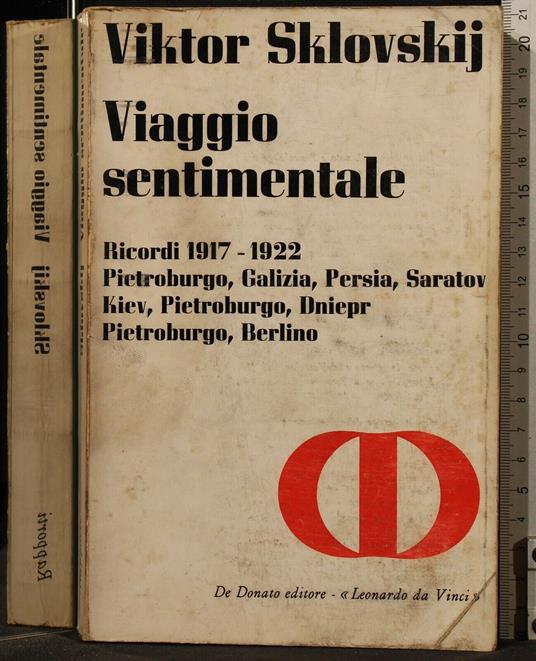 Viaggio Sentimentale - Viktor Sklovskij - copertina