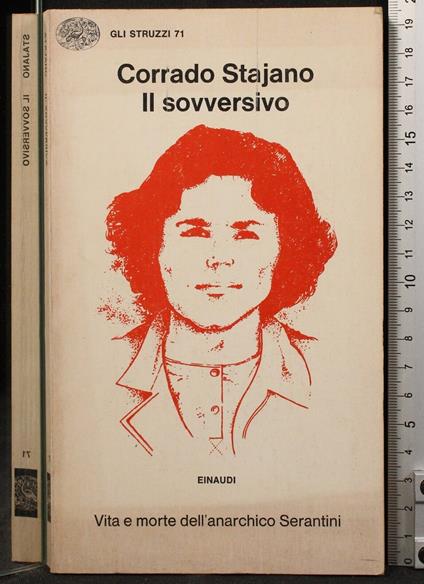 Il sovversivo - Corrado Stajano - copertina