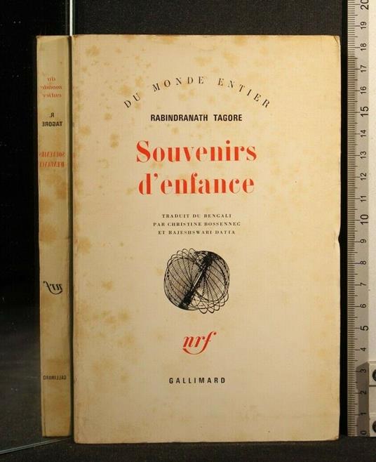 Souvenirs D'Enfance - Rabindranath Tagore - copertina