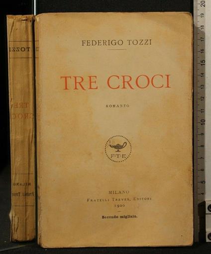 Tre Croci - Federigo Tozzi - copertina