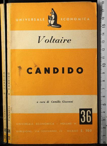 Candido - Voltaire - copertina