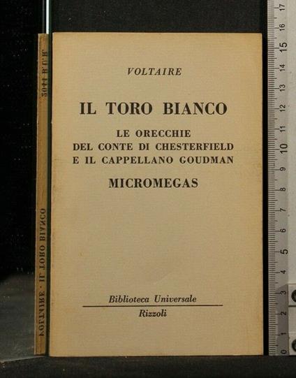 Il Toro Bianco - Voltaire - copertina