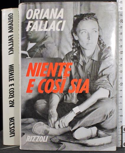 Niente e così sia - Oriana Fallaci - copertina