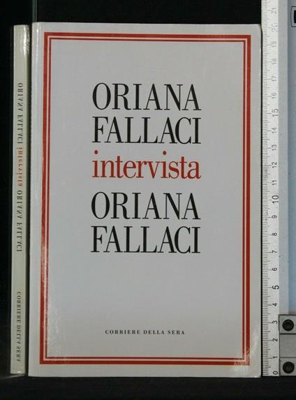 Intervista - Oriana Fallaci - copertina