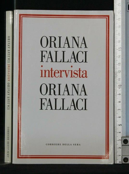 Intervista - Oriana Fallaci - copertina