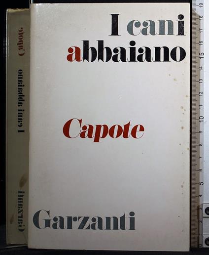 I cani abbaiano - Truman Capote - copertina