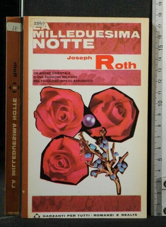 La Milleduesima Notte - Joseph Roth - copertina