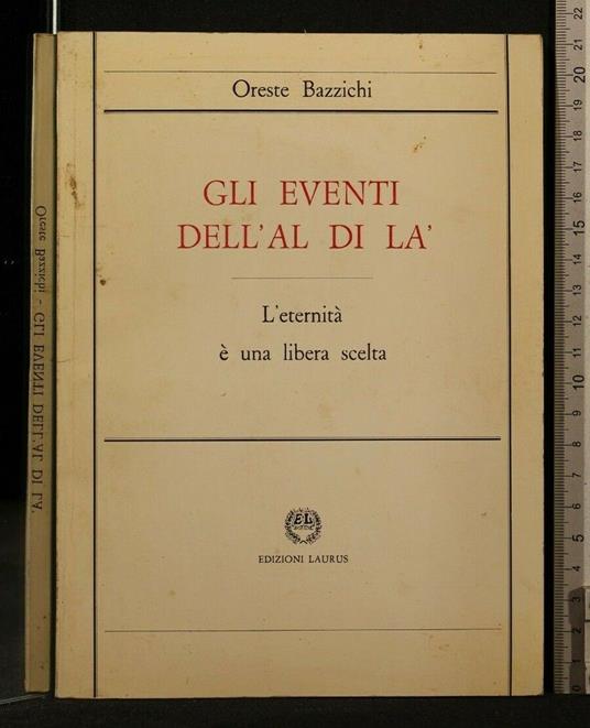 Gli Eventi Dell'Al di Là - Oreste Bazzichi - copertina