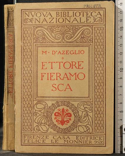 Ettore Fieramo - Massimo D'Azeglio - copertina