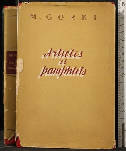 Articles Et Pamphlets - Maksim Gorkij - copertina