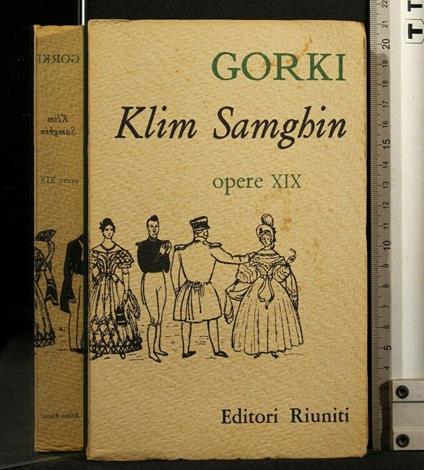 Klim Samghin Opere Xix - Maksim Gorkij - copertina