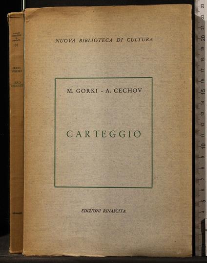 Carteggio - Maksim Gorkij - copertina