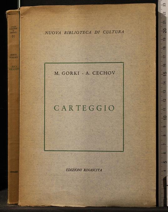Carteggio - Maksim Gorkij - copertina