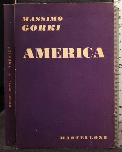America - Maksim Gorkij - copertina