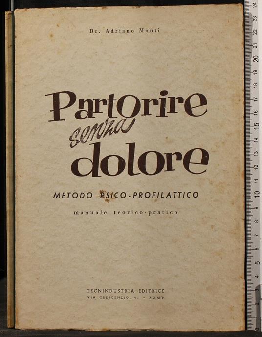 Partorire Senza - Adriano Monti - copertina