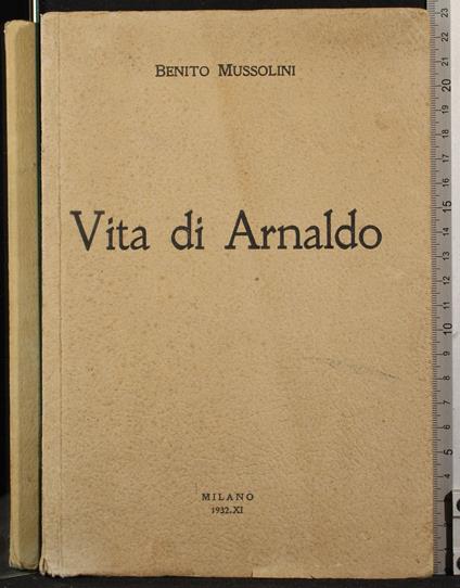Vita di Arnaldo - Benito Mussolini - copertina