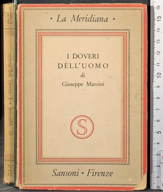 I doveri dell'uomo - Giuseppe Mazzini - copertina