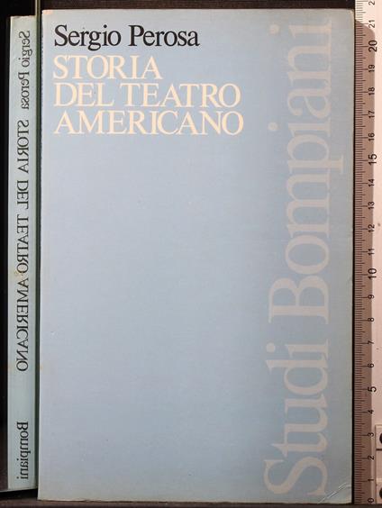 Storia del teatro americano - Sergio Perosa - copertina