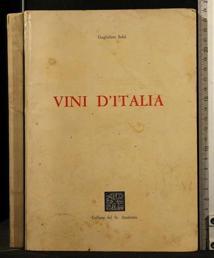 Vini D'Italia - Guglielmo Solci - copertina