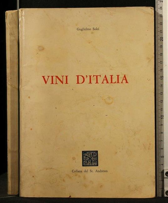 Vini D'Italia - Guglielmo Solci - copertina