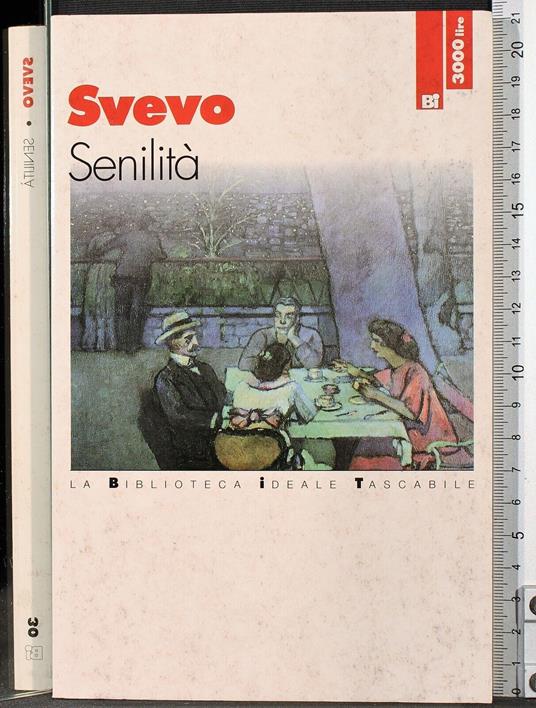 Senilità - Italo Svevo - copertina