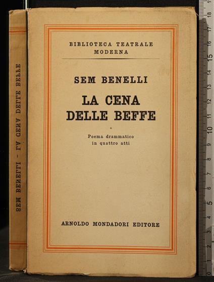 La Cena Delle Beffe - Sem Benelli - copertina