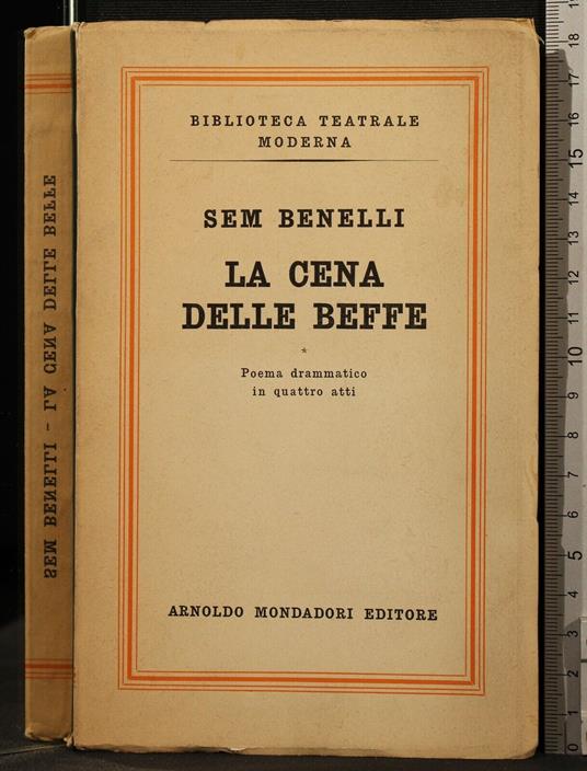 La Cena Delle Beffe - Sem Benelli - copertina