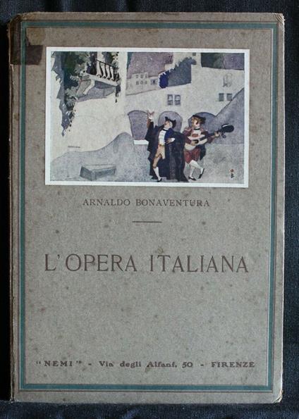 L' Opera Italiana - Arnaldo Bonaventura - copertina