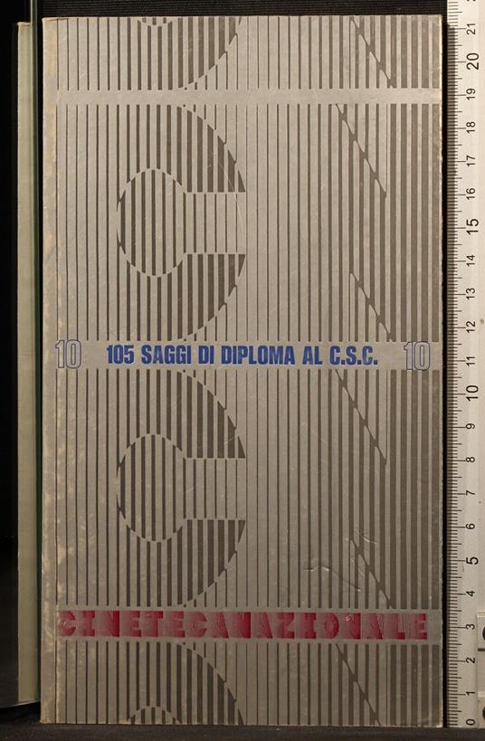 105 Saggi di Diploma Al Csc - Maurizio De Benedictis - copertina