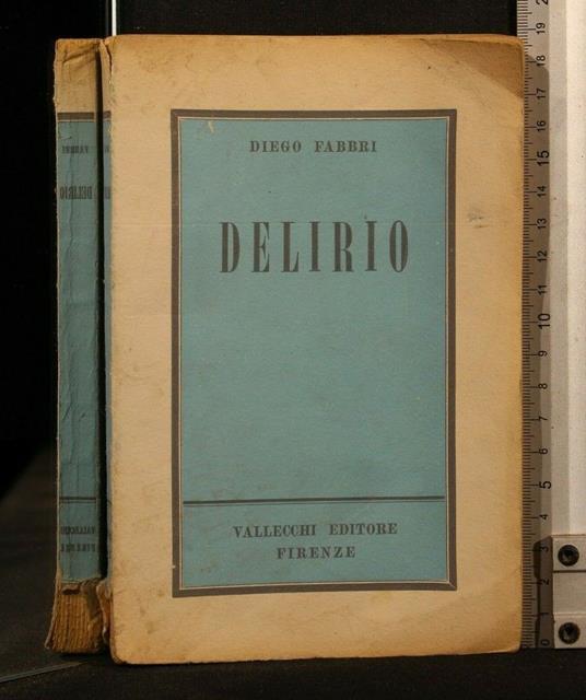 Delirio - Diego Fabbri - copertina