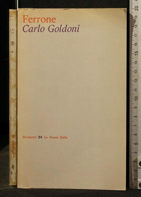 Carlo Goldoni - Siro Ferrone - copertina