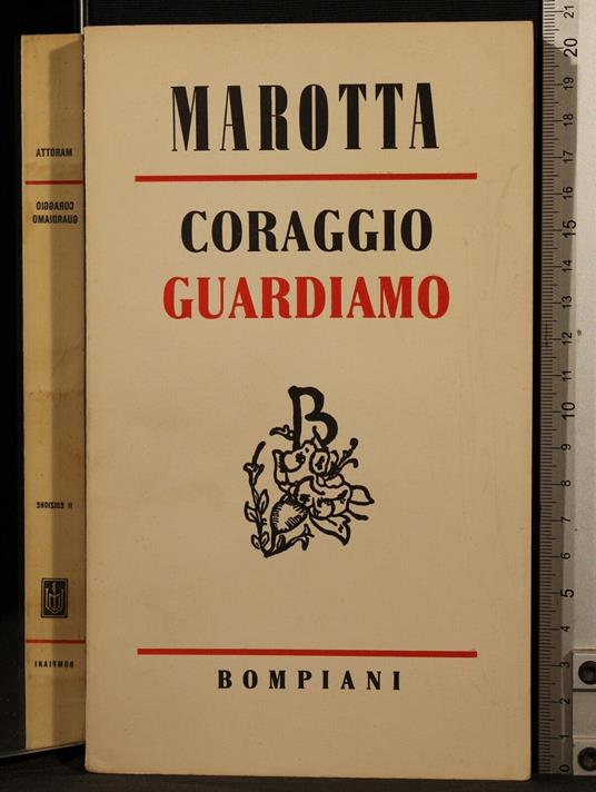 Coraggio Guardiamo - Giuseppe Marotta - copertina
