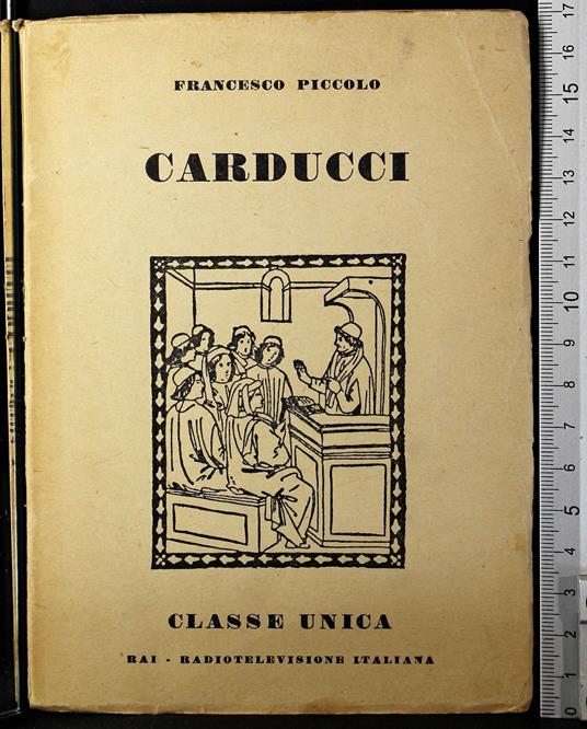 Carducci - Francesco Piccolo - copertina