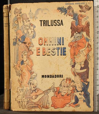Ommini e bestie - Trilussa - copertina