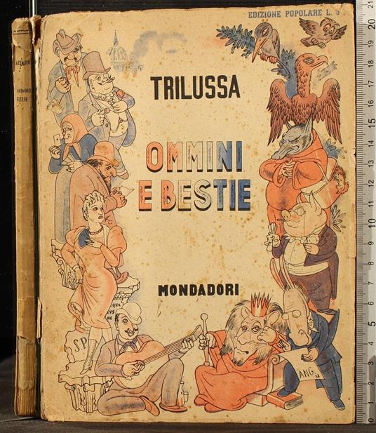 Ommini e bestie - Trilussa - copertina